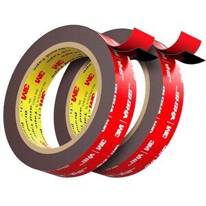 🌙 CC -3M Double Sided Tape Heavy Duty (2 Pack), Waterproof Strong  Adhesive Tape